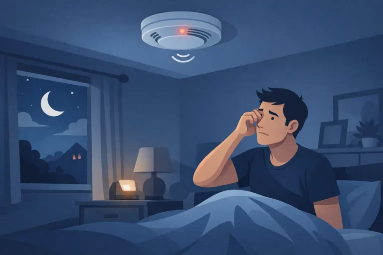 why is your smoke detector chirping at night featured