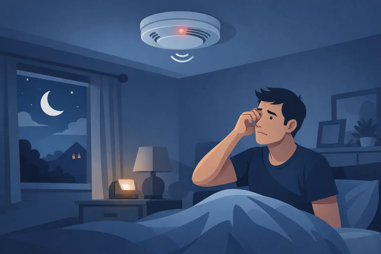 why is your smoke detector chirping at night featured
