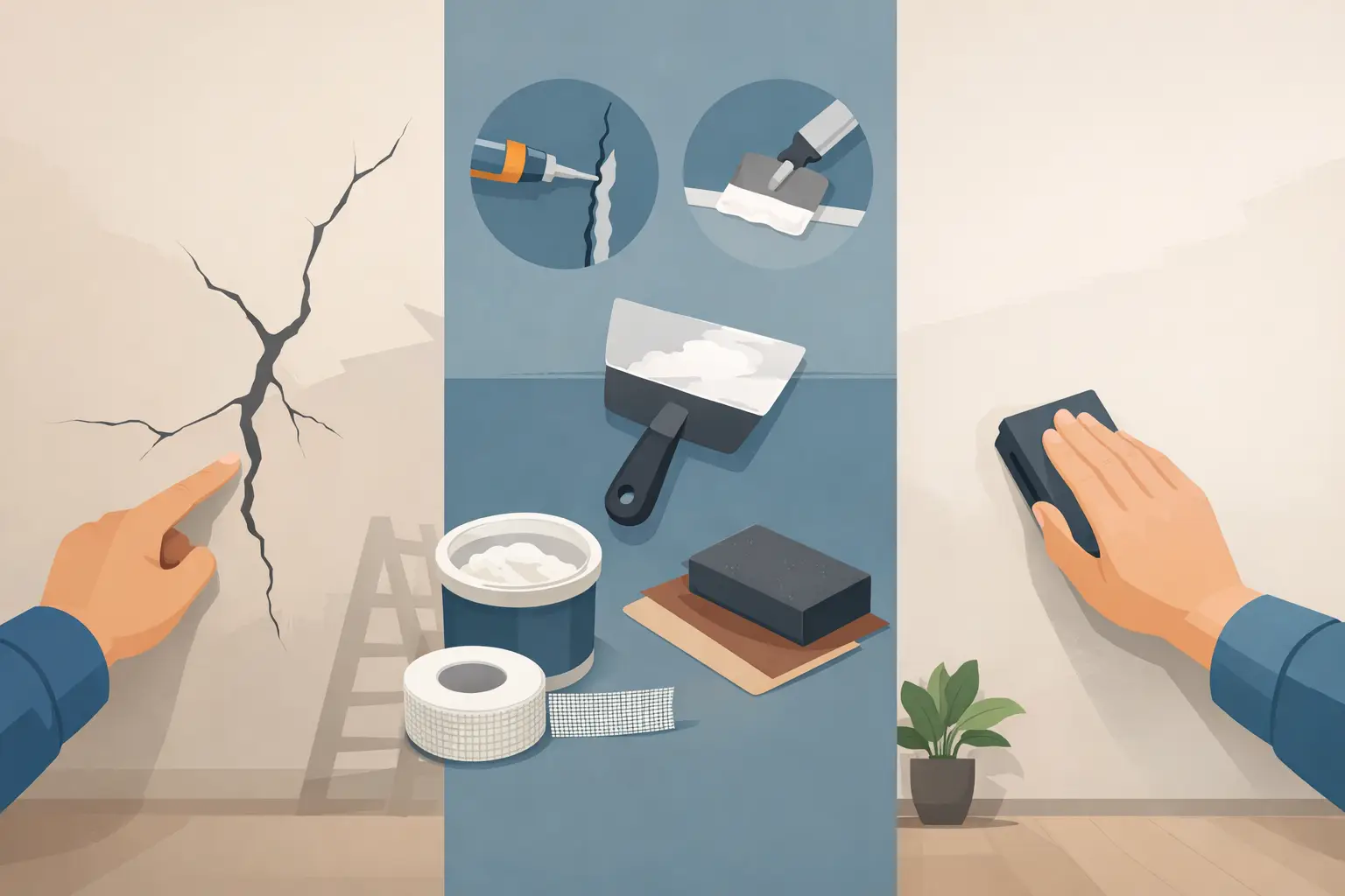 How to Repair Drywall Cracks That Keep Coming Back