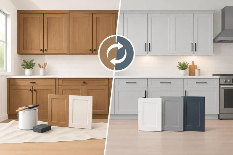 Refinishing Versus Replacing Kitchen Cabinets