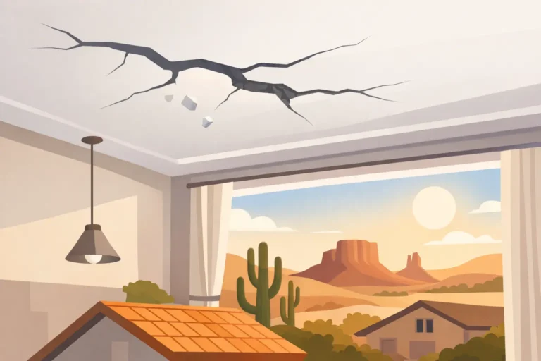 What Causes Ceiling Cracks in Arizona Homes?
