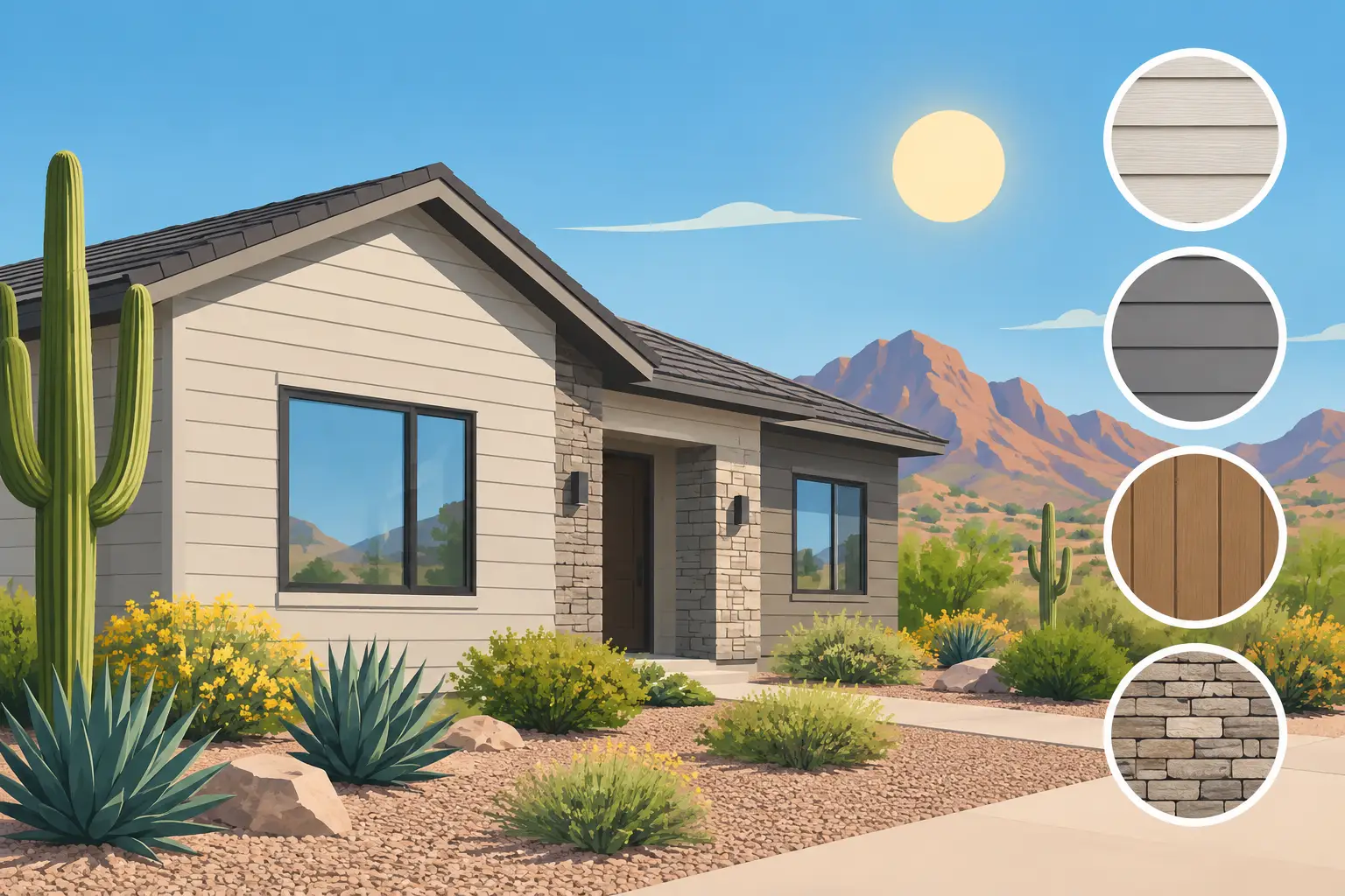 Best Low Maintenance Siding for Arizona Homes