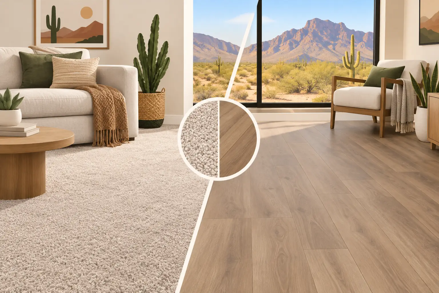 Carpet Versus Vinyl Plank for Arizona Homes